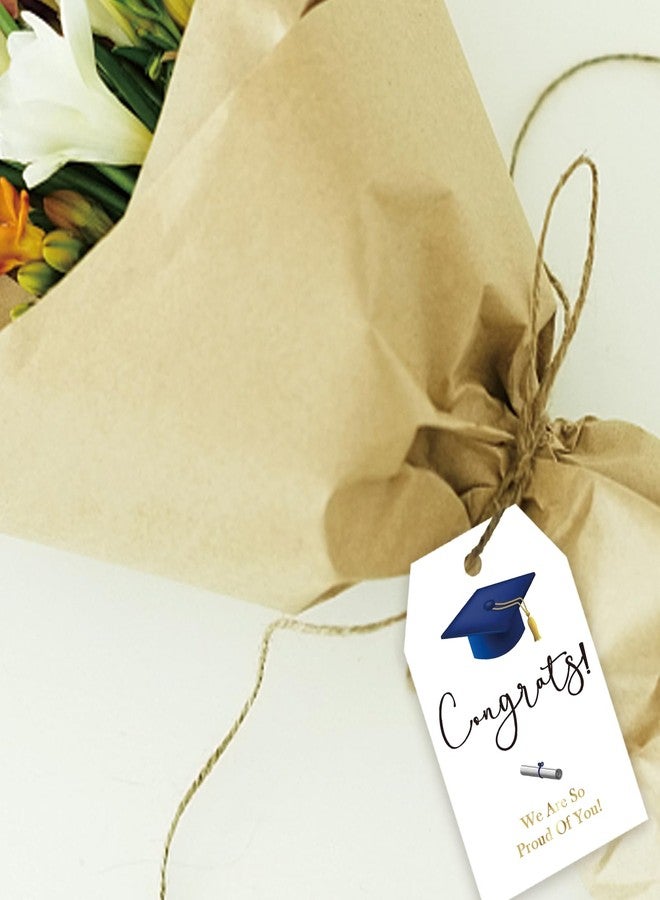 FORSHEEP 50pcs Congrats Grad Thank You Tags, Class of 2026 Gift Tag with String for Graduation Party, Masterd It Thank You Paper Tags for Grad Party Favors - Image 5